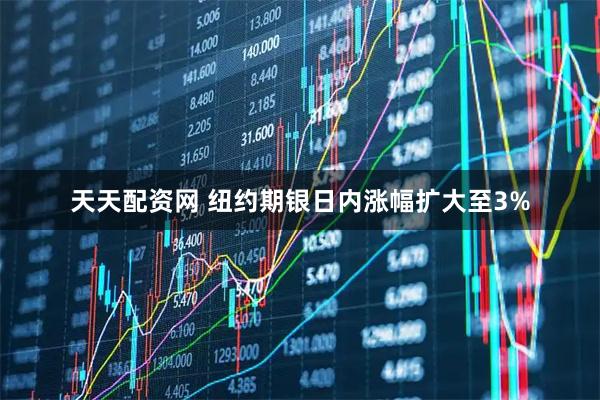 天天配资网 纽约期银日内涨幅扩大至3%